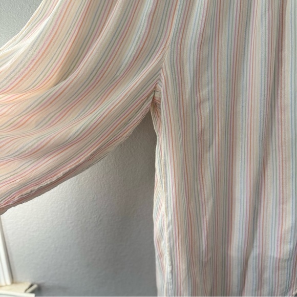 Japna Multicolor Pastel Striped Jumpsuit Size M - Picture 9 of 17